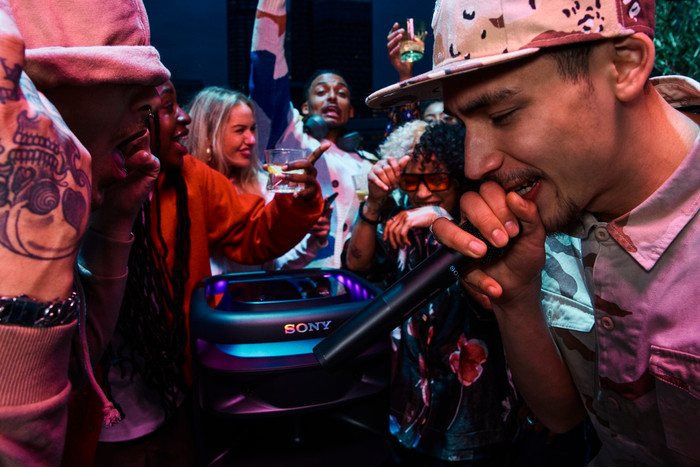 Sony ULT Tower 10 produkt in gebrauch