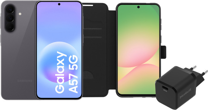 Samsung Galaxy A57 128GB Grau 5G Enterprise Edition + Basis-Zubehörset Main Image