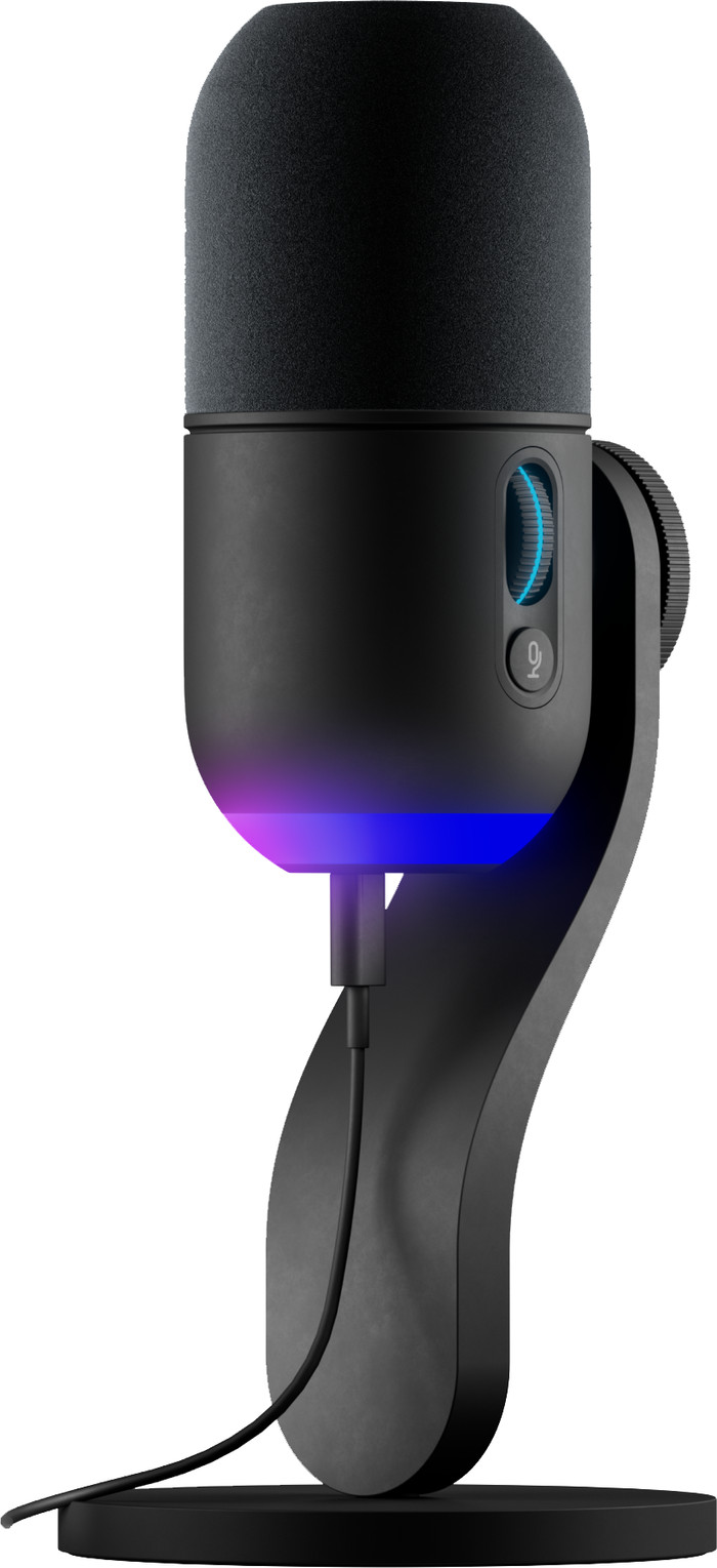 Logitech G Yeti GX Dynamic RGB Mikrofon linke seite