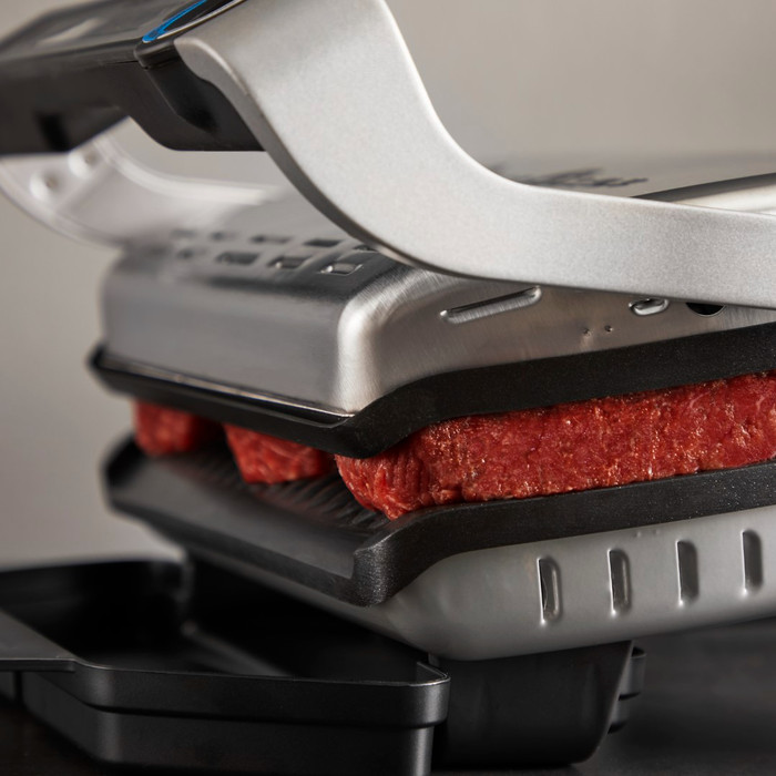 Tefal OptiGrill + XL RVS GC727D produkt in gebrauch