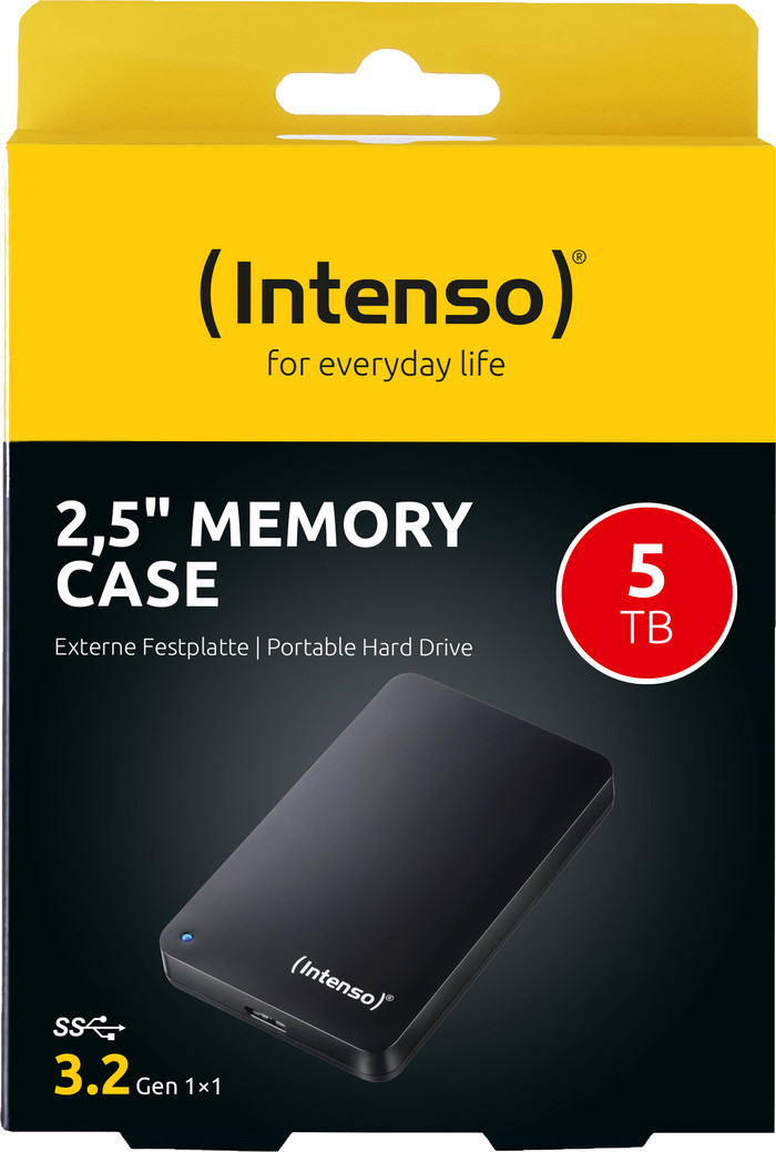 Intenso Memory Case 5TB packaging
