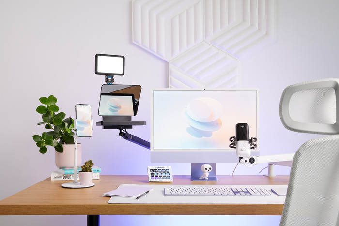 Elgato Prompter produkt in gebrauch