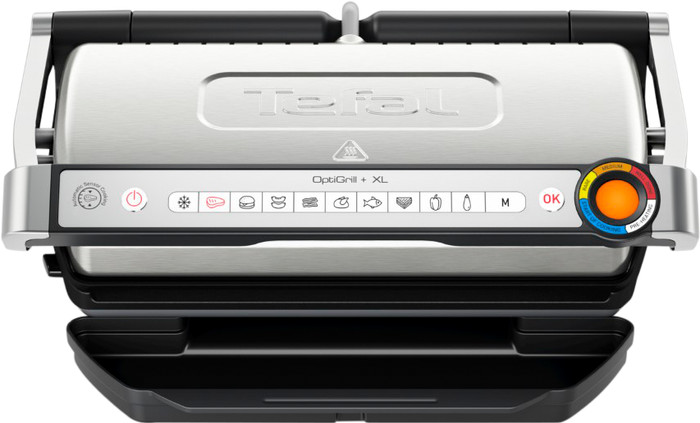 Tefal OptiGrill + XL RVS GC727D vorne