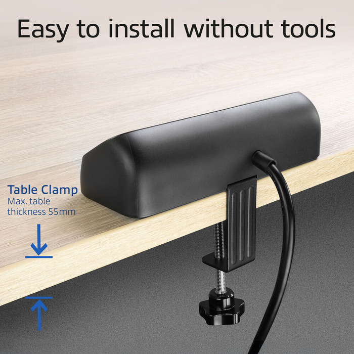 ACT AC2480 Desk Power Strip 3-way 1.5m 3x USB 30W Black visual supplier