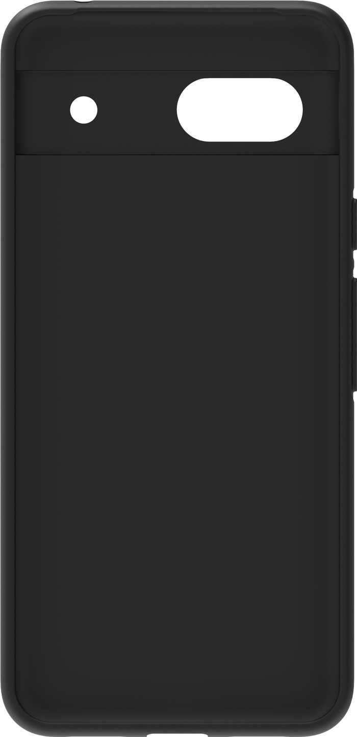 Google Pixel 8a 128GB Schwarz 5G + BlueBuilt Backcover Schwarz vorne