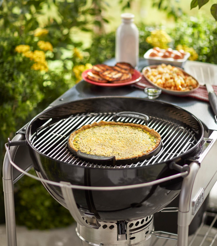 Weber GBS griddle product in use