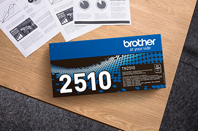 Brother TN-2510 Toner Schwarz visueller lieferant