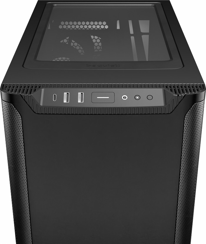 be quiet! PURE BASE 501 Schwarz oberseite