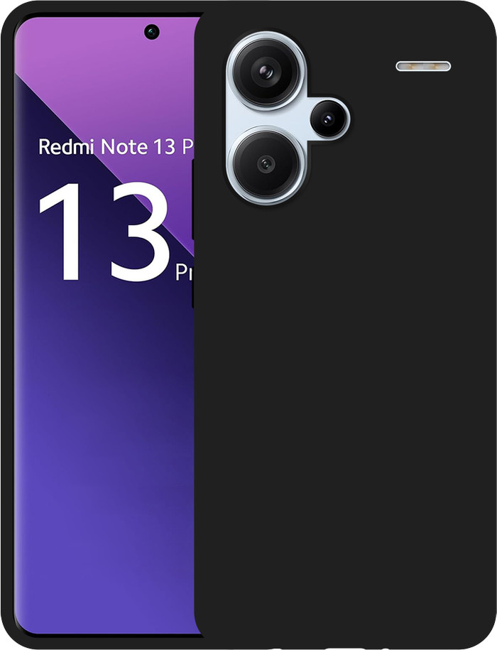 Just in Case Soft Design Xiaomi Redmi Note 13 Pro+ Back Cover Black combined product