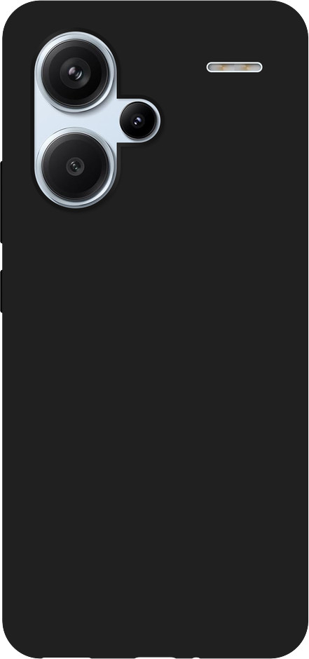 Just in Case Soft Design Xiaomi Redmi Note 13 Pro+ Back Cover Black Main Image