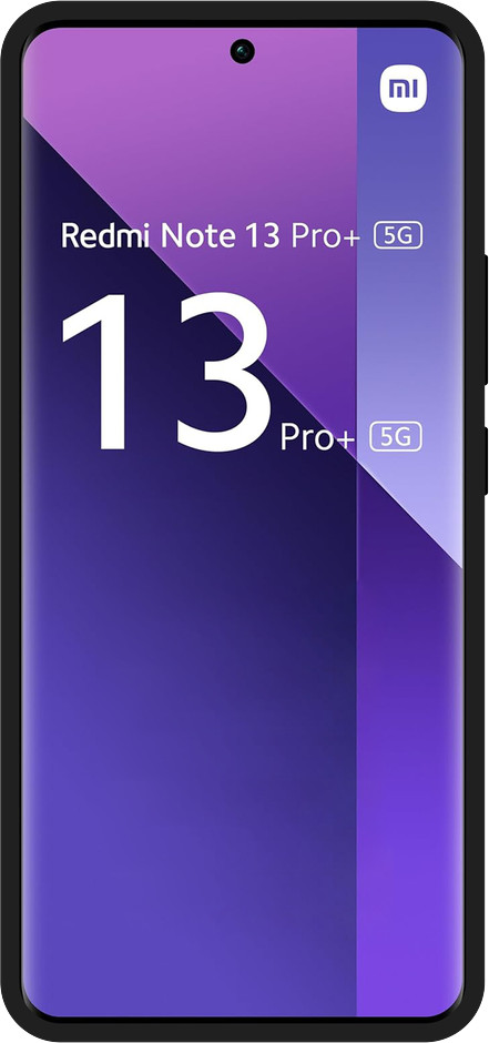 Just in Case Soft Design Xiaomi Redmi Note 13 Pro+ Back Cover Black front