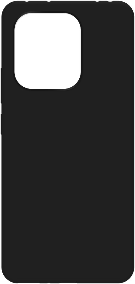 Just in Case Soft Design Xiaomi Redmi Note 13 4G Backcover Schwarz vorne