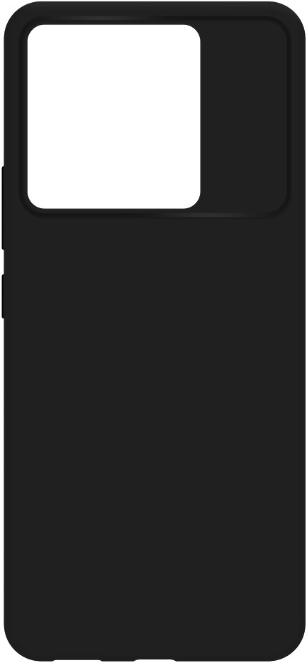 Just in Case Soft Design Xiaomi Poco X6 Backcover Schwarz vorne