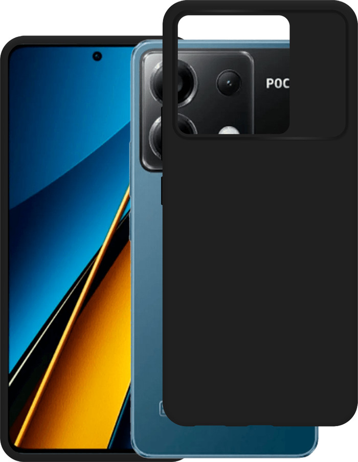Just in Case Soft Design Xiaomi Poco X6 Backcover Schwarz Verbundprodukt