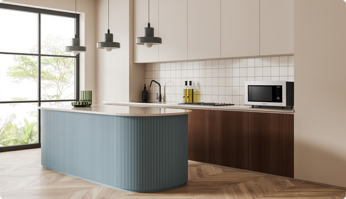 Samsung MC32DG7646KKE1 produkt in gebrauch