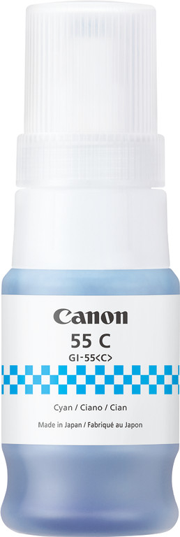 Canon GI-55 Ink Bottle Cyan front