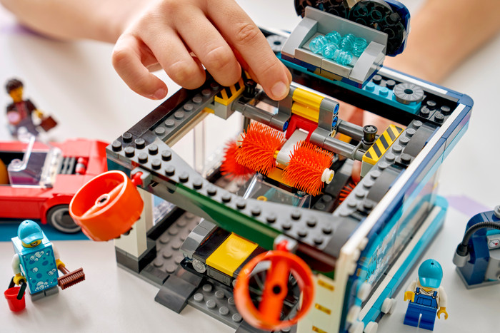 LEGO City Waschstraße 60497 produkt in gebrauch