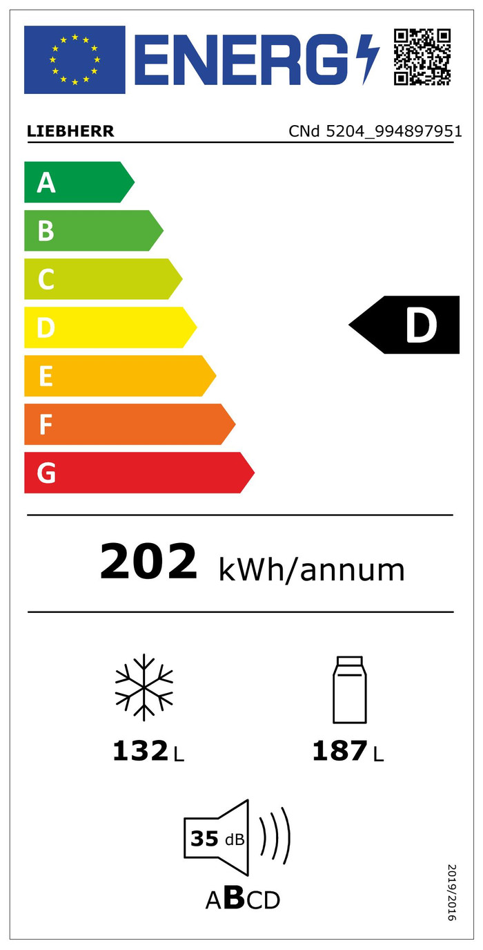 Liebherr CNd 5204-22 energy label