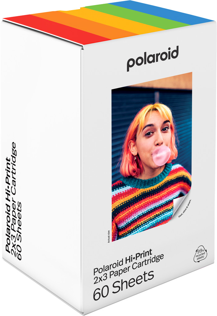 Polaroid Hi-Print 2x3 Fotopapier (60 Stück) vorne