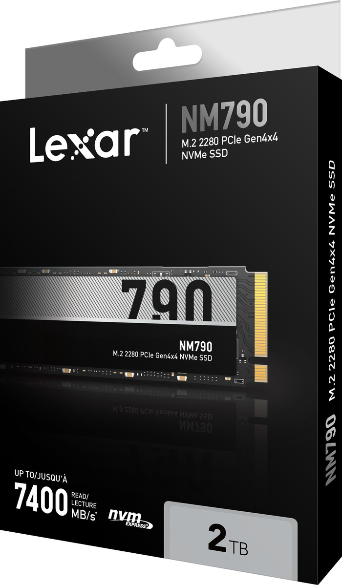 Lexar NM790 M.2 SSD 2TB verpackung