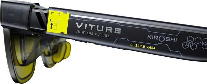 VITURE x Cyberpunk 2077 Luma Cyber XR-Brille detail