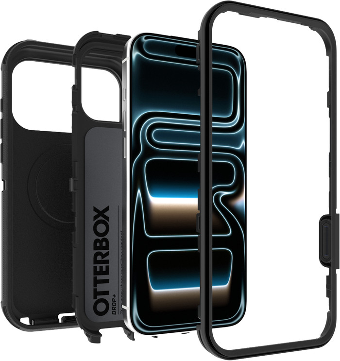 Otterbox Defender iPhone 18 Pro Max / 17 Pro Max Full Body Case mit MagSafe Schwarz detail