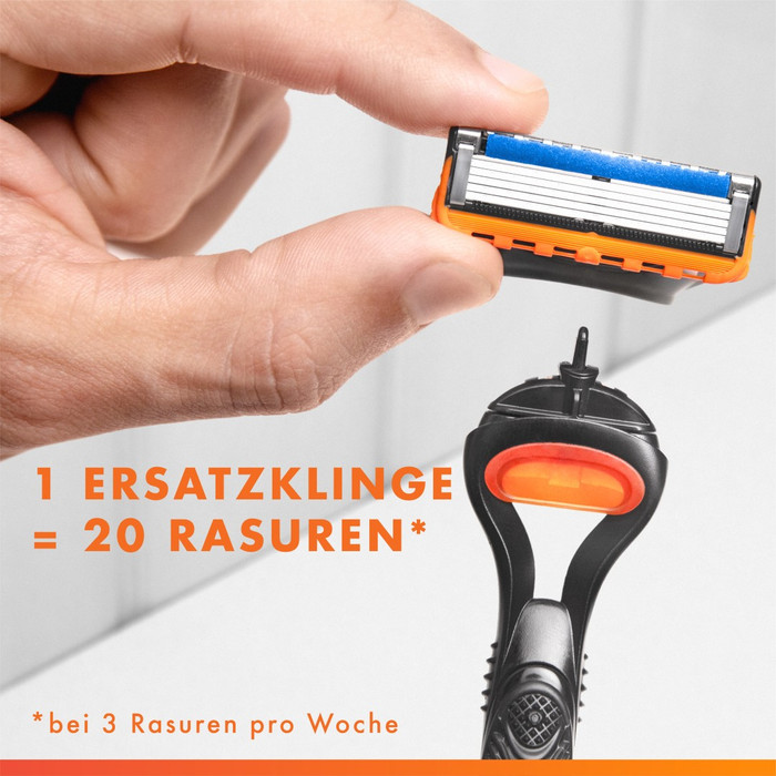 Gillette Fusion5 + 11 Ersatzklingen detail