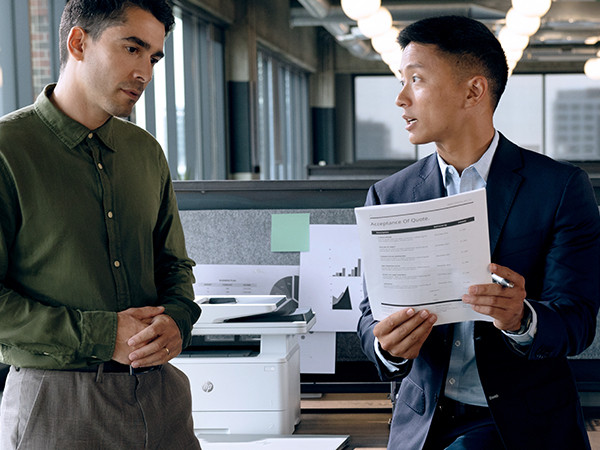 HP LaserJet Pro MFP 4102fdw product in use