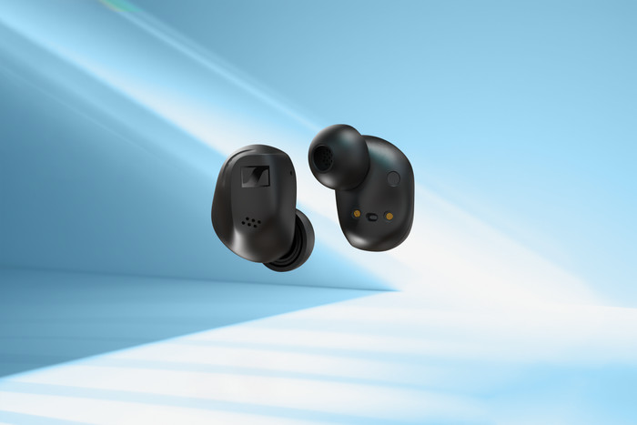Sennheiser Accentum True Wireless Schwarz produkt in gebrauch