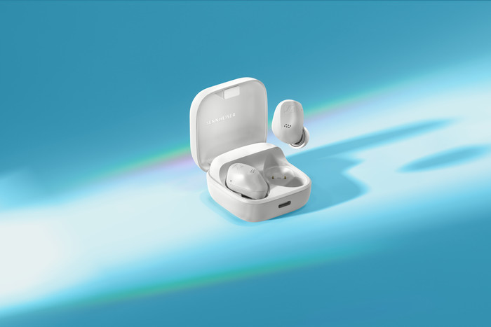 Sennheiser Accentum True Wireless White product in use