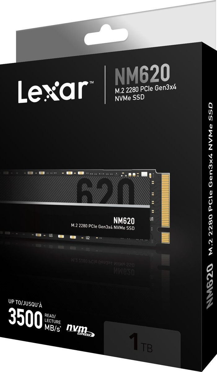 Lexar NM620 M.2 SSD 1TB packaging