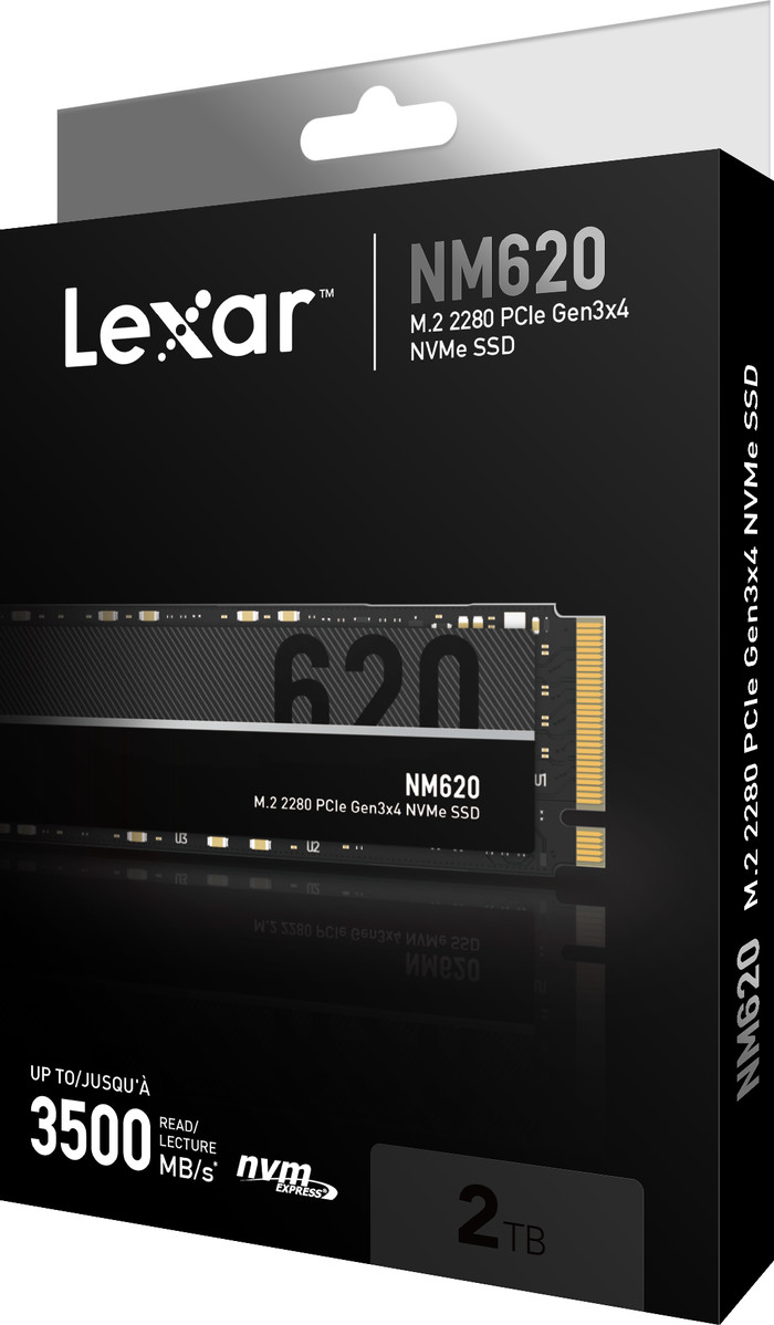 Lexar NM620 M.2 SSD 2TB packaging