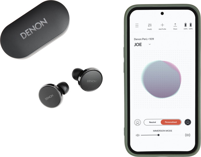 Denon PerL Pro Schwarz visueller lieferant