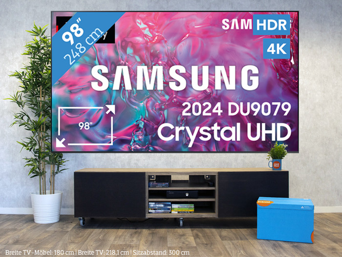 Samsung 98'' Crystal UHD DU9079 4K (2024) visuelles Coolblue 1