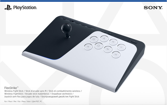 Sony PlayStation FlexStrike Wireless Fight Stick packaging