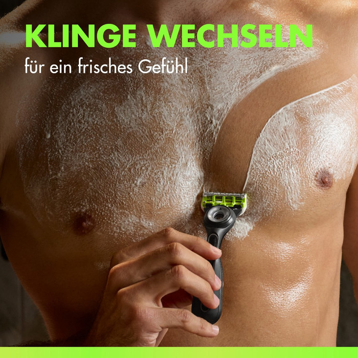 GilletteLabs Body Ersatzklingen (16 Stück) produkt in gebrauch