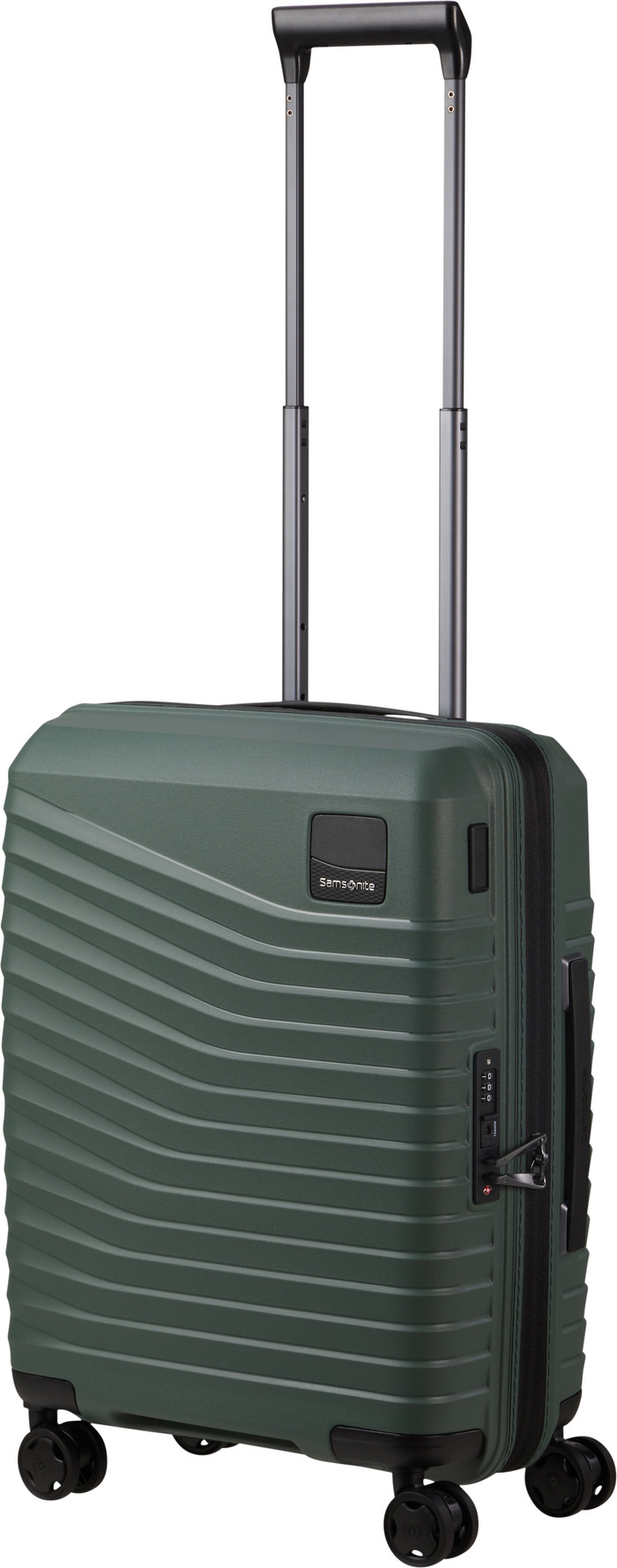 Samsonite Intuo Expandable Spinner 55cm Olive Green front