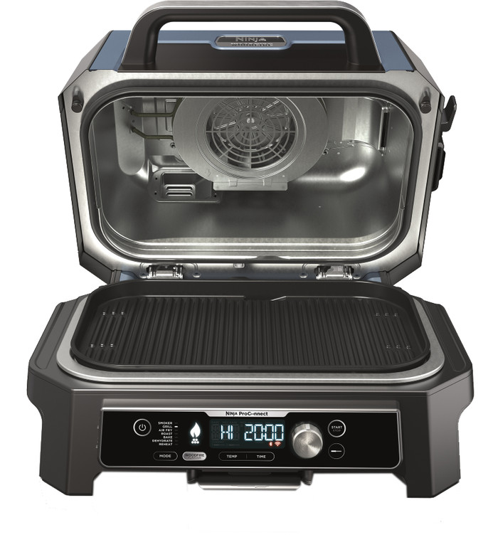 Ninja Woodfire Pro XL Elektrogrill und Smoker OG901EU innen