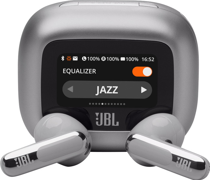 JBL Live Flex 3 Silver detail