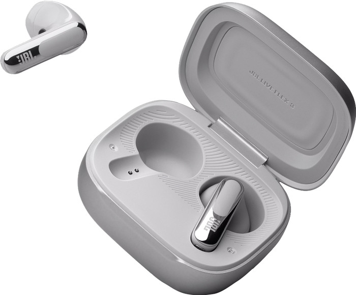 JBL Live Flex 3 Silver detail