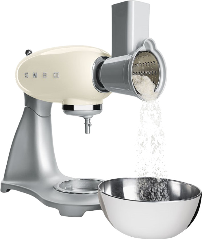 SMEG SMSG01 Vegetable Slicer and Grater product in use