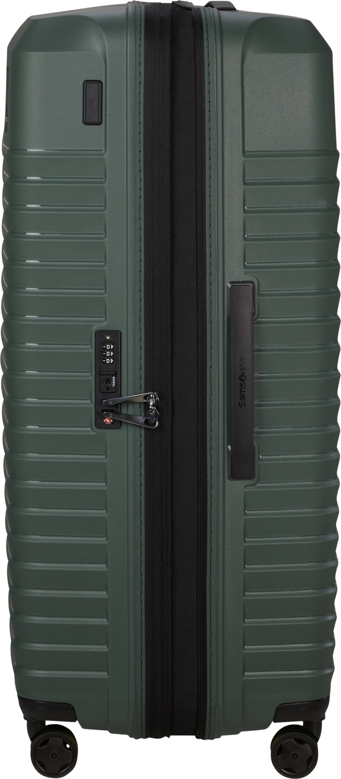 Samsonite Intuo Expandable Spinner 81cm Duo Pack Olive Green right side