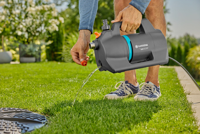 Gardena Irrigation Pump 4200 Silent product in use