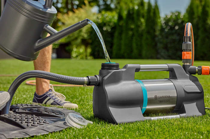 Gardena Gartenpumpe 5600 Silent+ produkt in gebrauch
