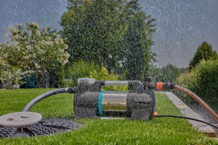 Gardena Gartenpumpe 5600 Silent+ produkt in gebrauch