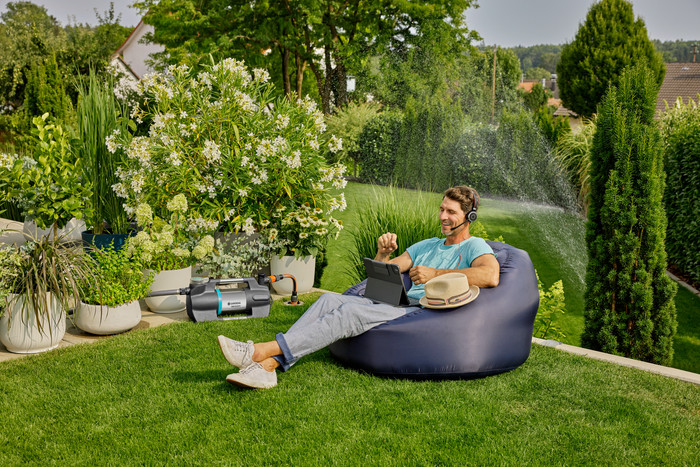 Gardena Gartenpumpe 5600 Silent+ produkt in gebrauch