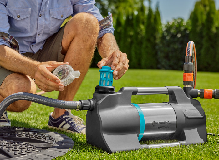 Gardena Gartenpumpe 5600 Silent+ produkt in gebrauch