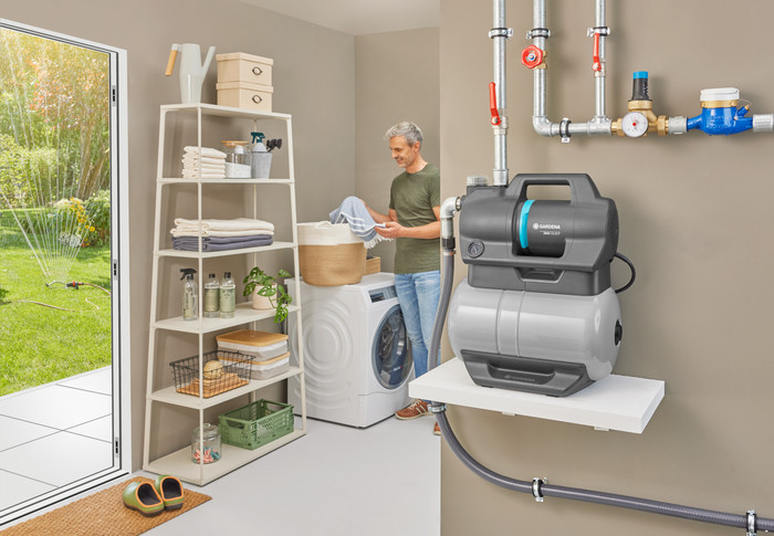 Gardena Hydrophore Pump 3900 Silent product in use