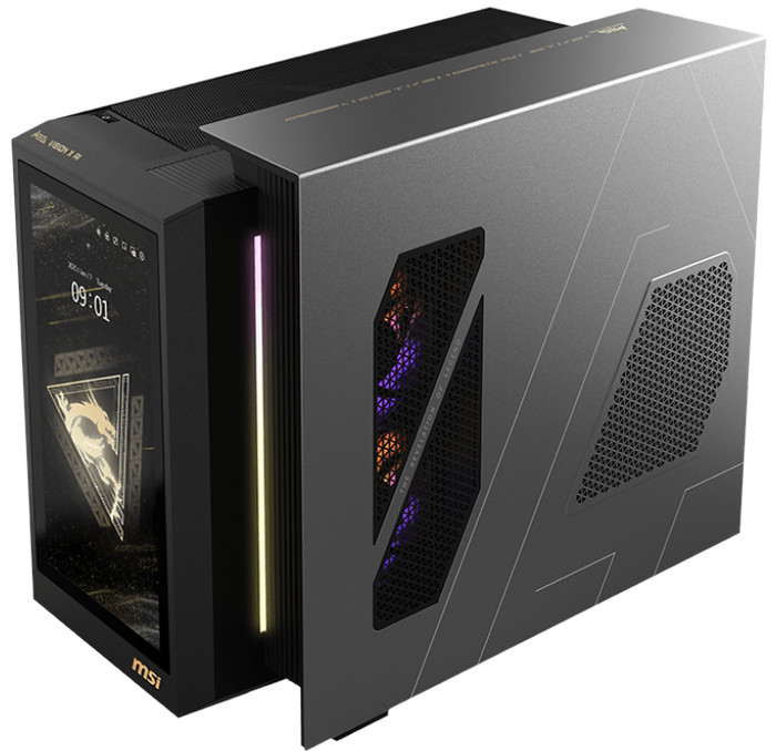 MSI MEG Vision X AI 2NVV7-004EU left side