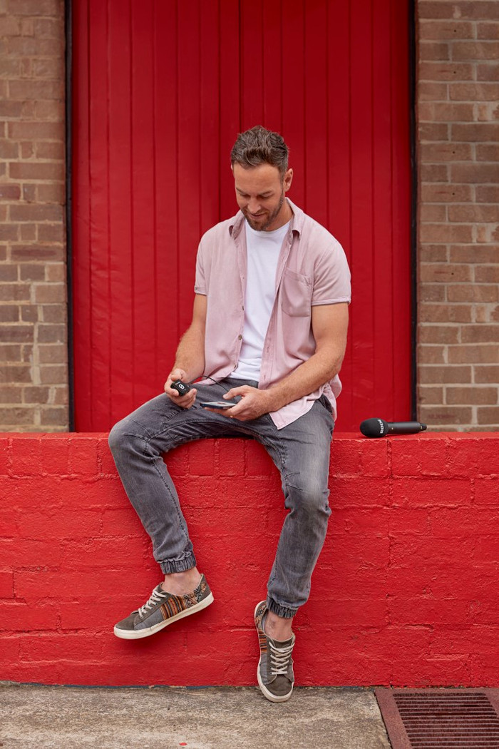 RODE Interview Pro product in use